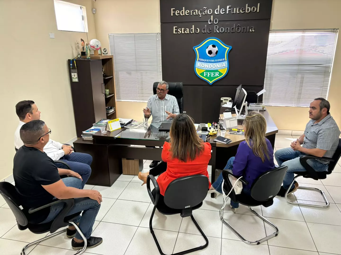 FFER recebe diretores da TV Band Rondônia